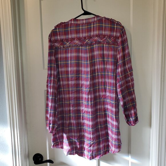 BNWT Matilda Jane All Day Millie Plaid Blouse-Sz Large - Picture 6 of 9